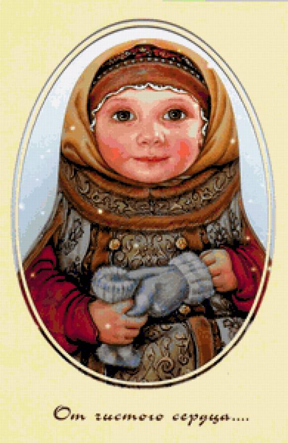 от чистого сердца - портрет, дети, живопись, девочка - предпросмотр