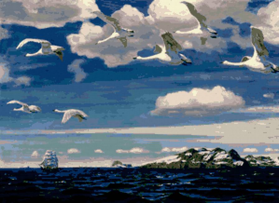 в голубом просторе - предпросмотр