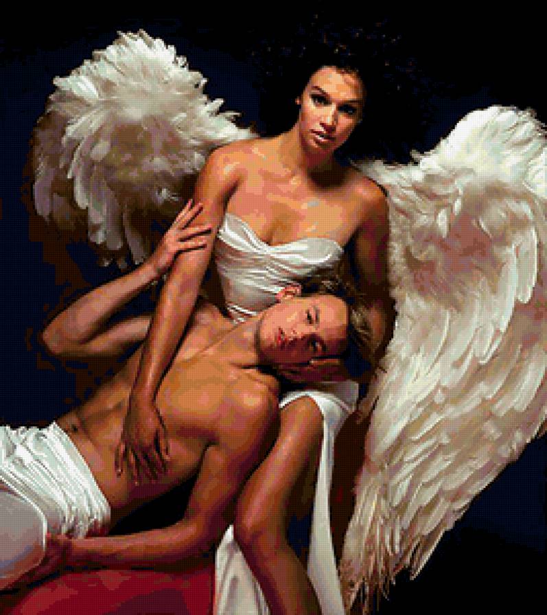 Я твой ангел... - женщина, ангел, мужчина, она, он - предпросмотр