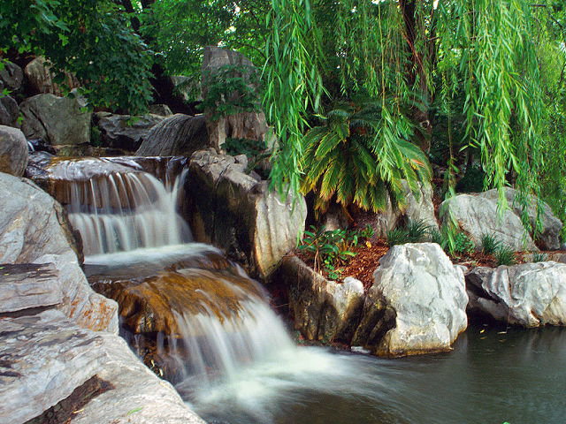 водопадик - природа, пейзаж - оригинал