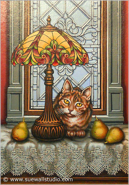 натюрморт с котом - оригинал