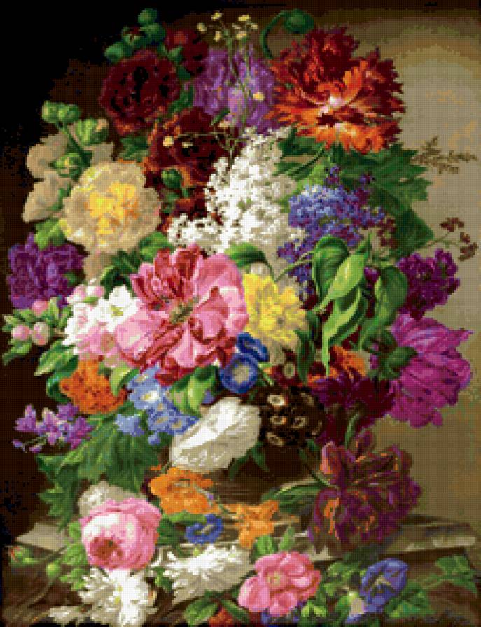 Натюрморт, цветы, розы - цветы, натюрморт, розы - предпросмотр