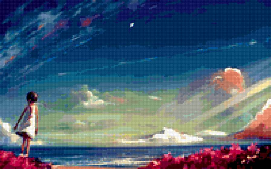 Девочка и море - дети, свобода, простор, девочка, море - предпросмотр