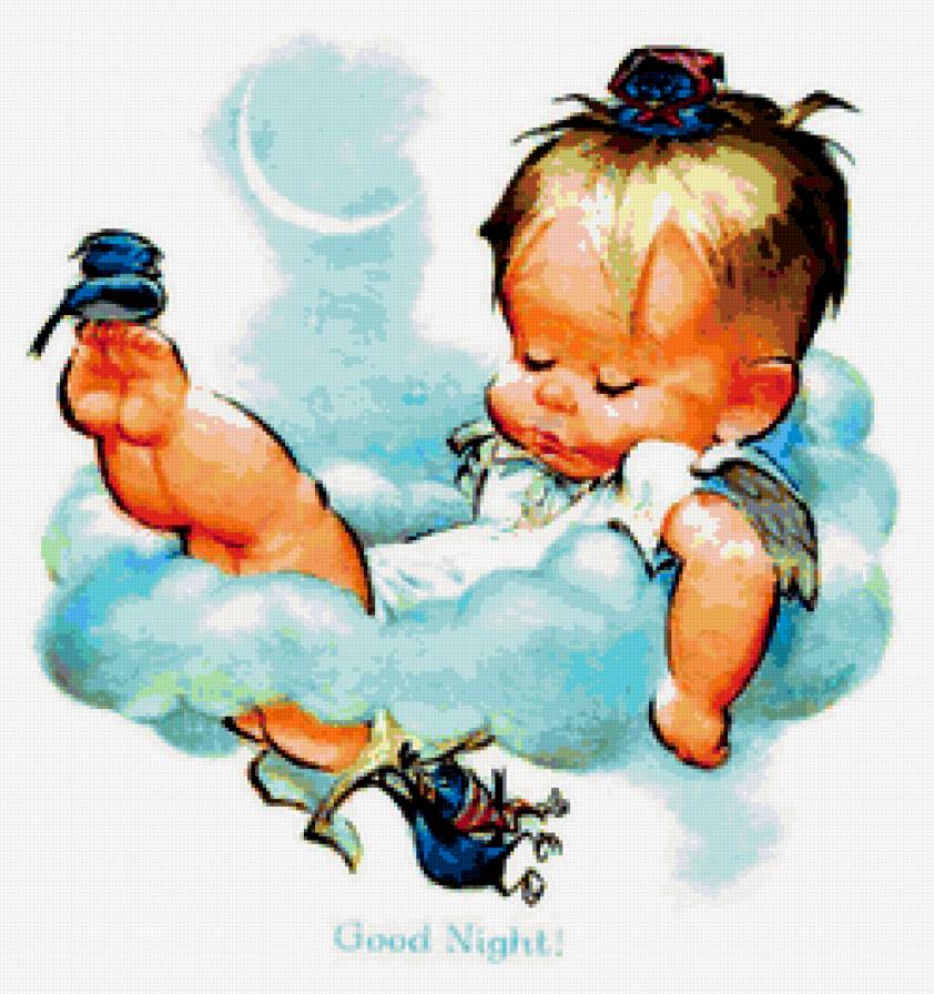 Детская подушечка - деткам - предпросмотр