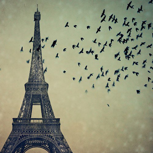 париж - осень, эйфелева башня, город - оригинал