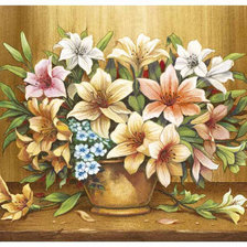 Схема вышивки «Букет»