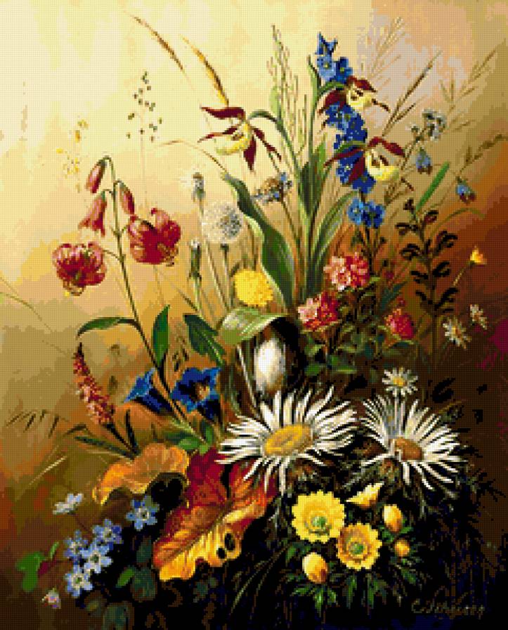 №350630 - цветы, живопись - предпросмотр