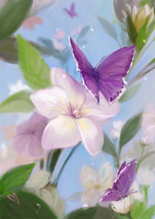 бабочки - оригинал