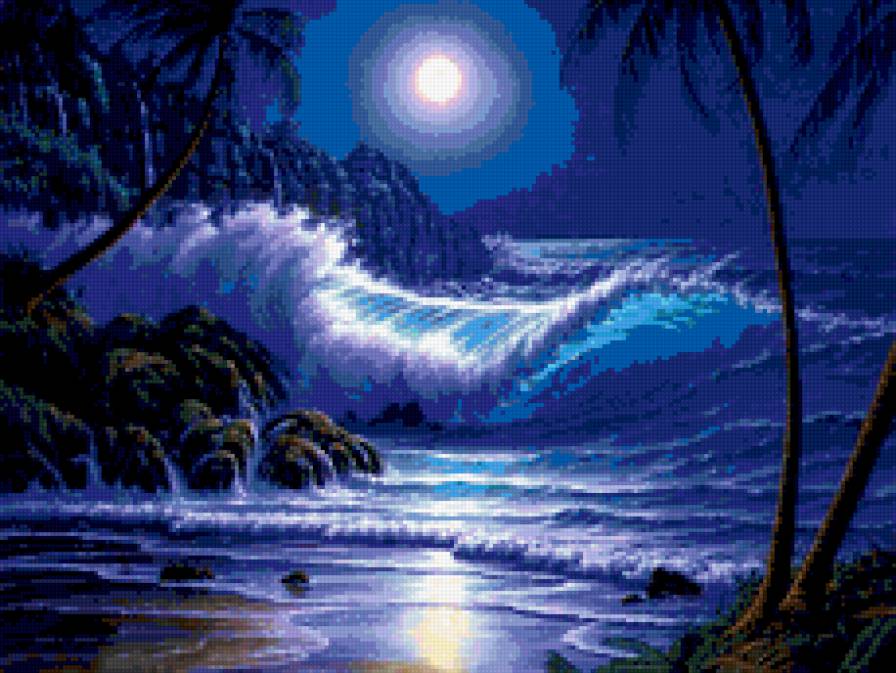 вечер на море - вода, лето, природа - предпросмотр