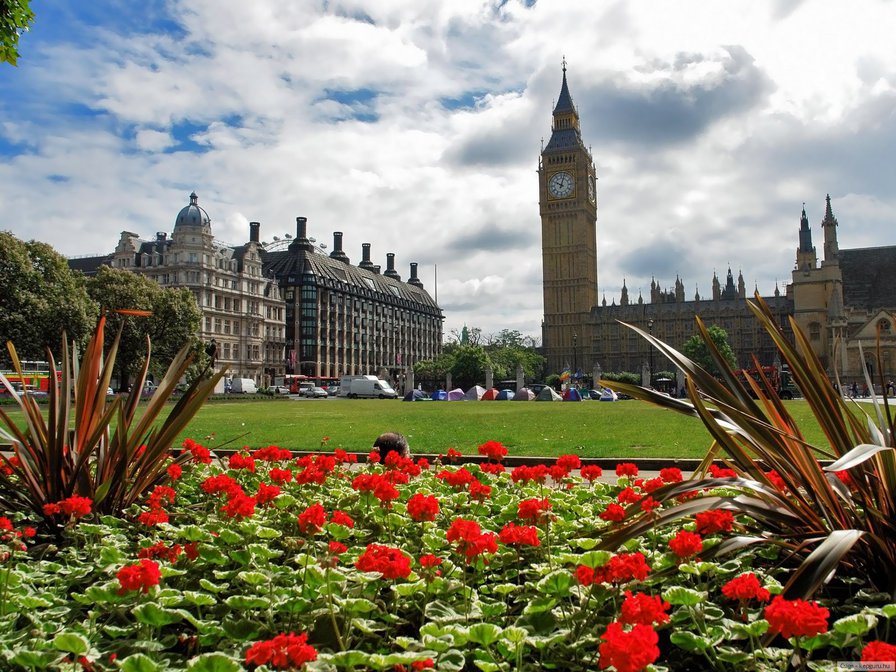 Башня Елизаветы - страны, англия, города - оригинал