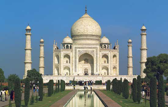 Тадж-Махал - достопримечательности, тадж-махал, город, индия - оригинал