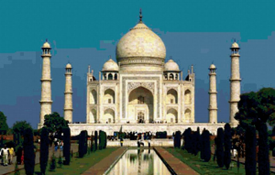 Тадж-Махал - город, достопримечательности, индия, тадж-махал - предпросмотр