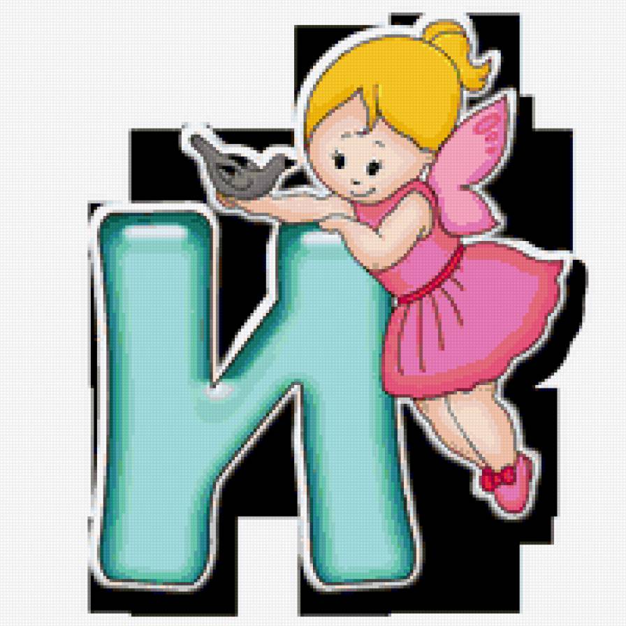 Серия "АЗБУКА" - И - азбука в картинках, вышиваем для малышей - предпросмотр