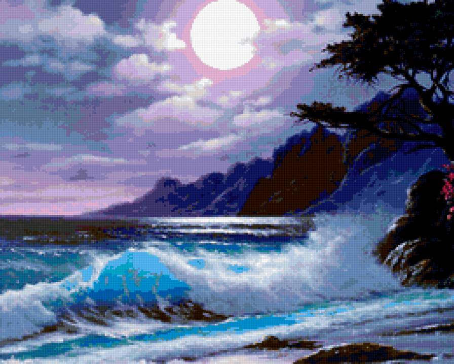 Морской прибой - волны, скалы, прибой, море - предпросмотр