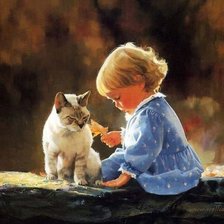 Схема вышивки «Малышка»