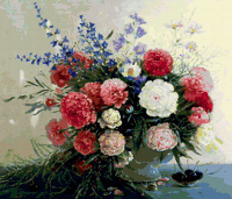 Натюрморт с маслинами - цветы, кухонная тема, натюрморт - предпросмотр