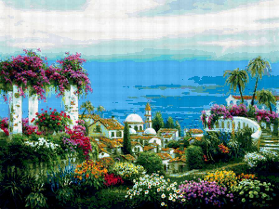 морской пейзаж - предпросмотр