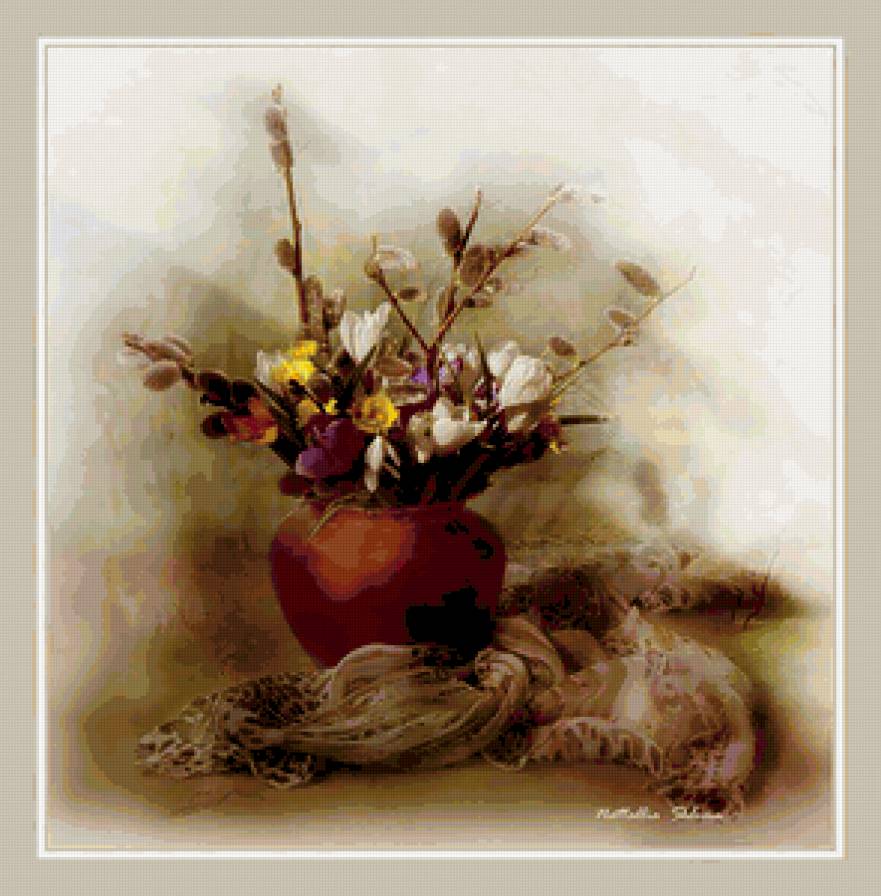 №351893 - цветы, натюрморт, букет - предпросмотр
