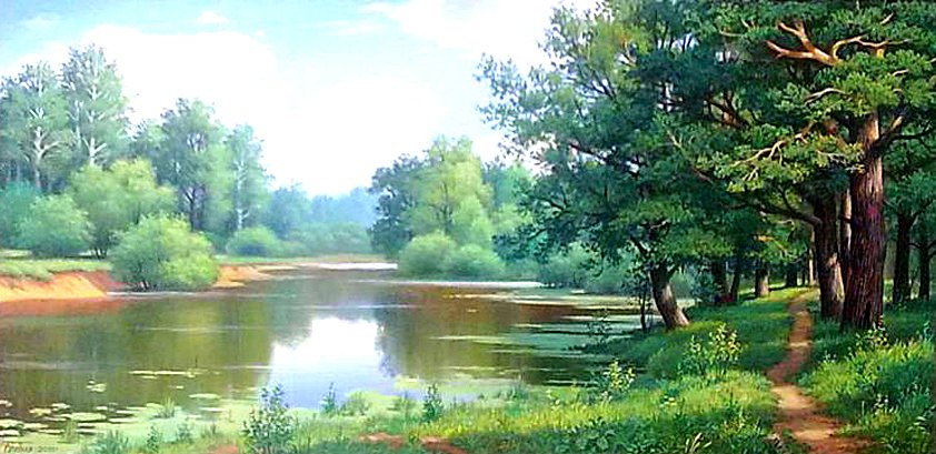 Пейзаж - пейзаж, картина - оригинал