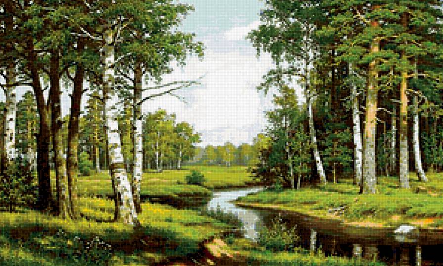 Пейзаж - картина, пейзаж - предпросмотр