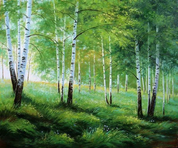 березы - березы, деревья - оригинал