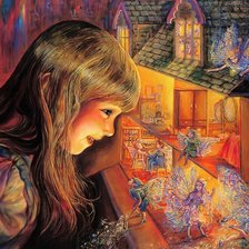 Схема вышивки «Картина Жозефины Уолл»