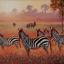 Схема вышивки «Африка»