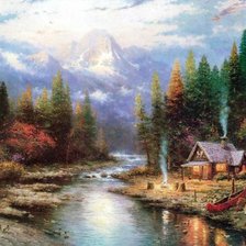 Схема вышивки «Окончание идеального дня II»