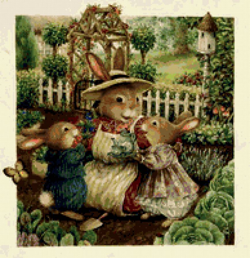 Очаровательный мир созданный Wheeler Susan - звери, в детскую, детям, животные, иллюстрации, сказки - предпросмотр