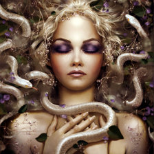 Схема вышивки «Медуза»