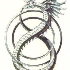 Оригинал схемы вышивки «Уроборос» (№353275)