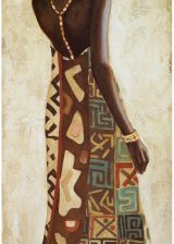 Оригинал схемы вышивки «Африканская  девушка» (№353754)
