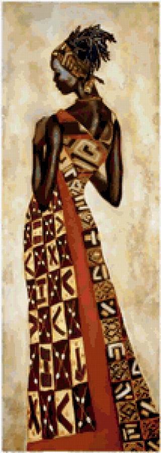 Африканская  девушка - предпросмотр