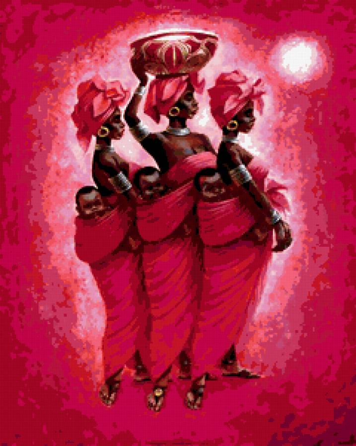 Африканская  девушка - предпросмотр