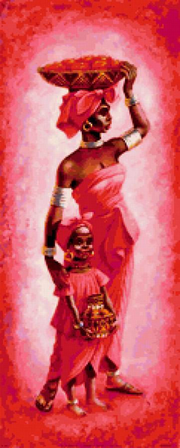 Африканская  девушка - предпросмотр