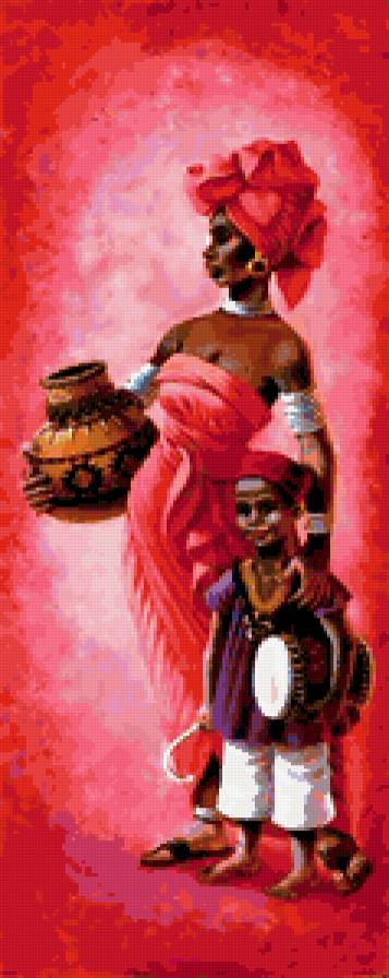 Африканская девушка - предпросмотр