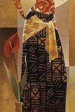 Схема вышивки «Африканская девушка»
