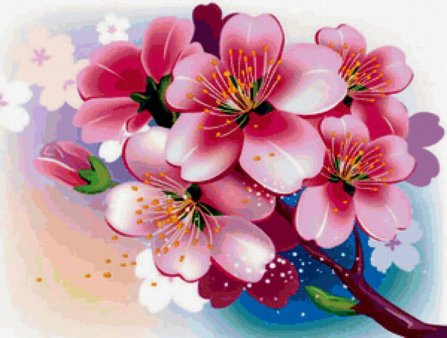 яблоневый цвет - цветы - предпросмотр