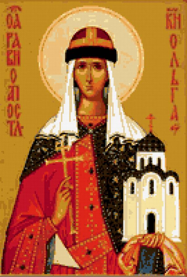 икона святой ольги - предпросмотр