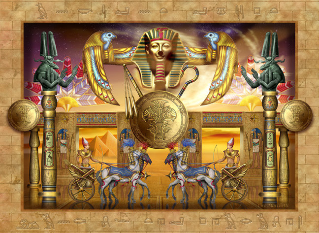 №354653 - египет, боги, пирамиды - оригинал