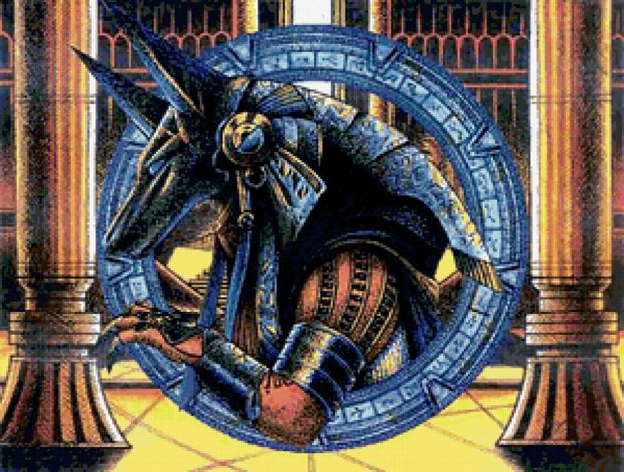 №354704 - боги, египет, пирамиды - предпросмотр