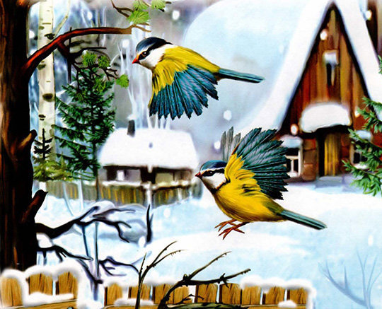 Синички - синички, птицы - оригинал