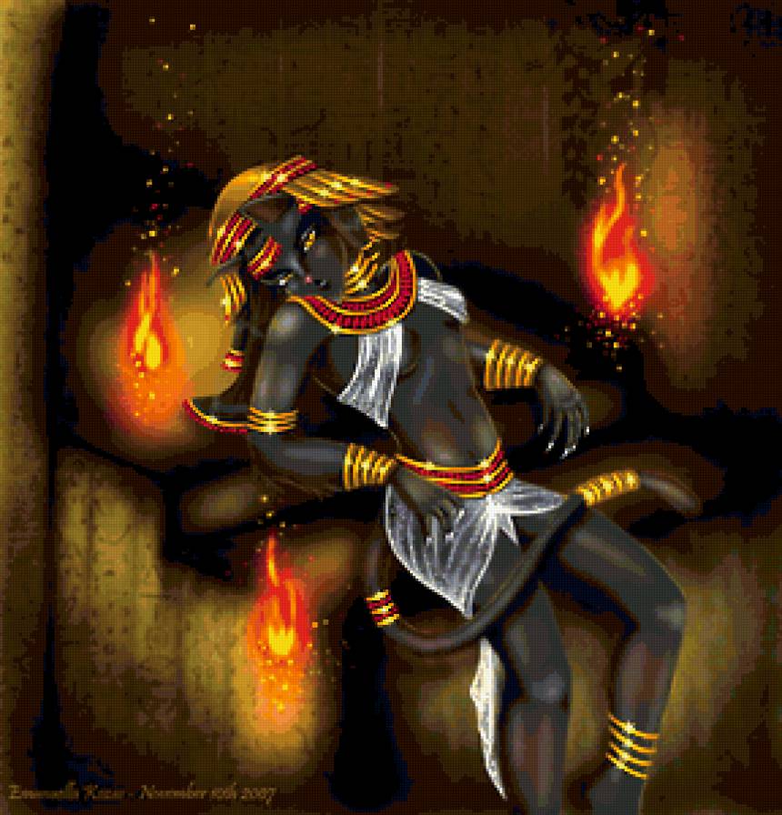 №354756 - кошки, фараоны, жрецы, египет, пирамиды, боги - предпросмотр