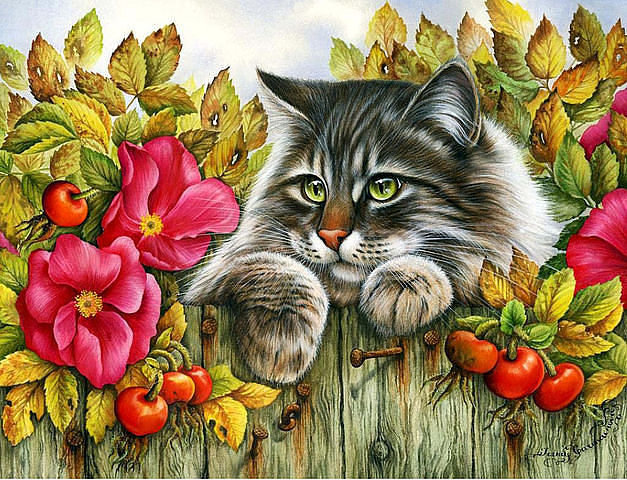 Ирина Гармашова "Коты" - оригинал