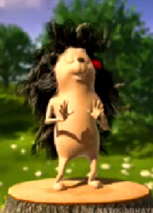 Ёжик на пеньке - животные, детям, ежик - оригинал