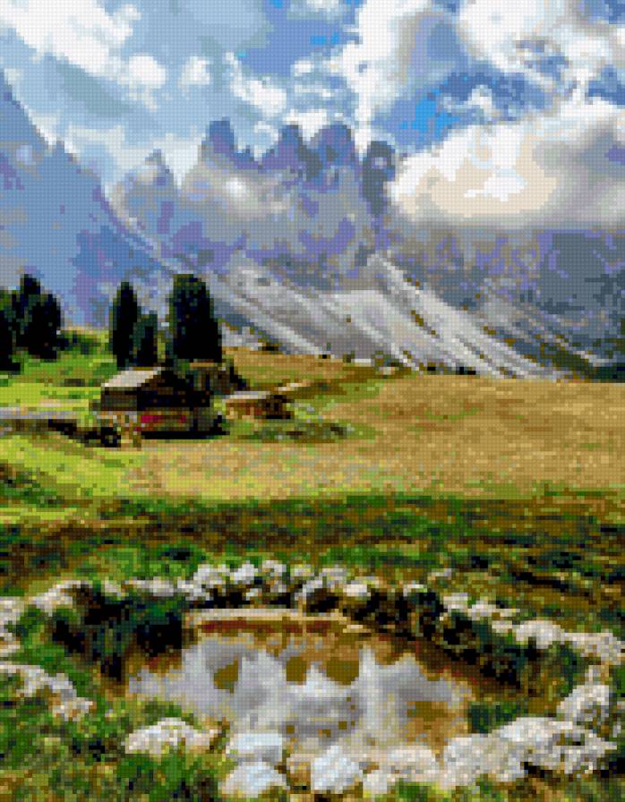 spring wallpaper - mountains, landscape - предпросмотр