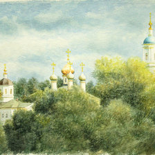 Схема вышивки «Храм»