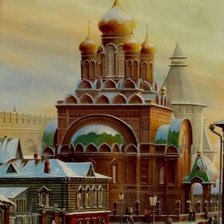 Схема вышивки «Храм»