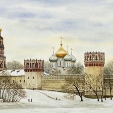 Схема вышивки «Храм»