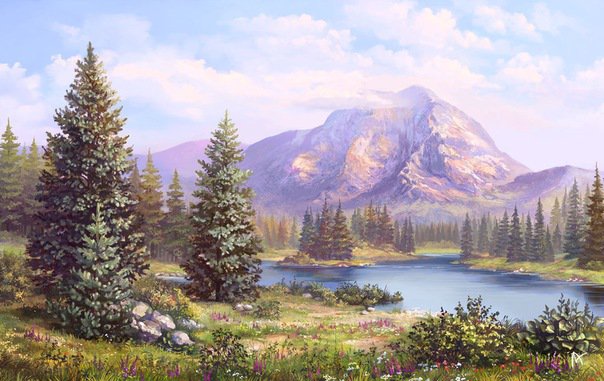 Пейзаж - оригинал